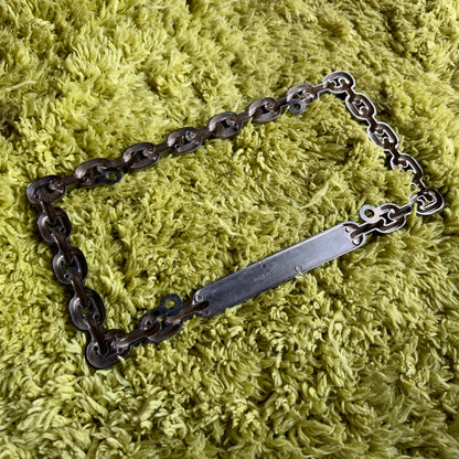 Vintage Chain Link Plate Frame