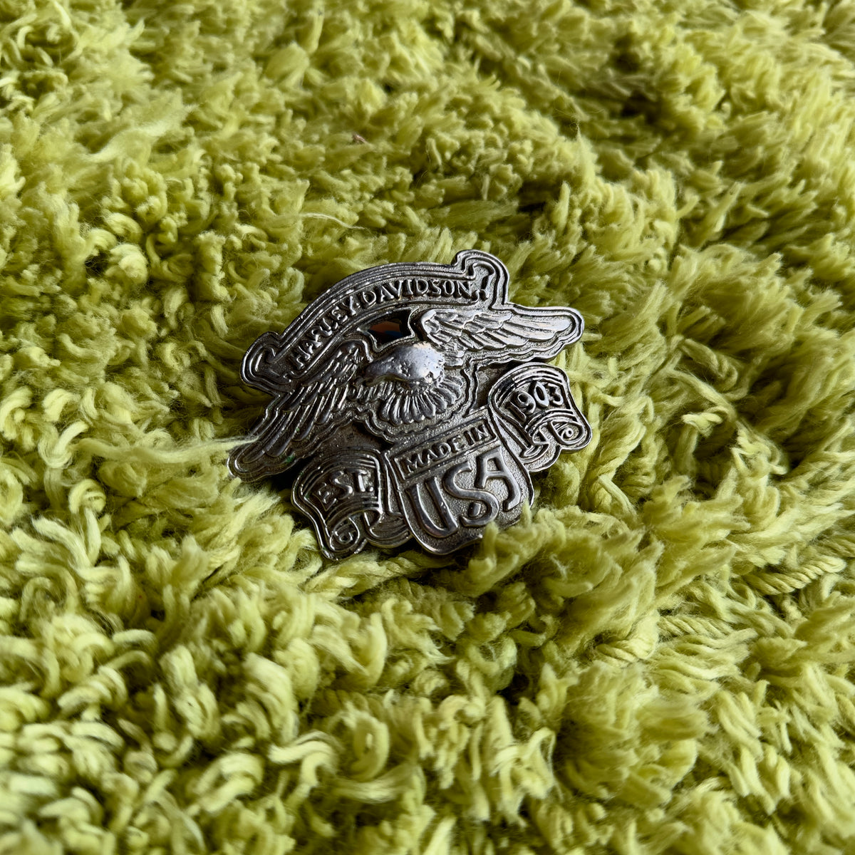 Vintage Harley Davidson Belt Buckle