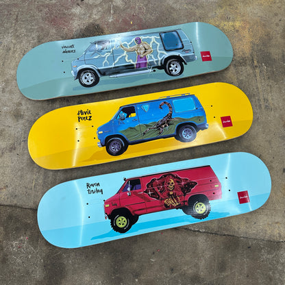 Chocolate City Vanners Skate Deck Series 3pc