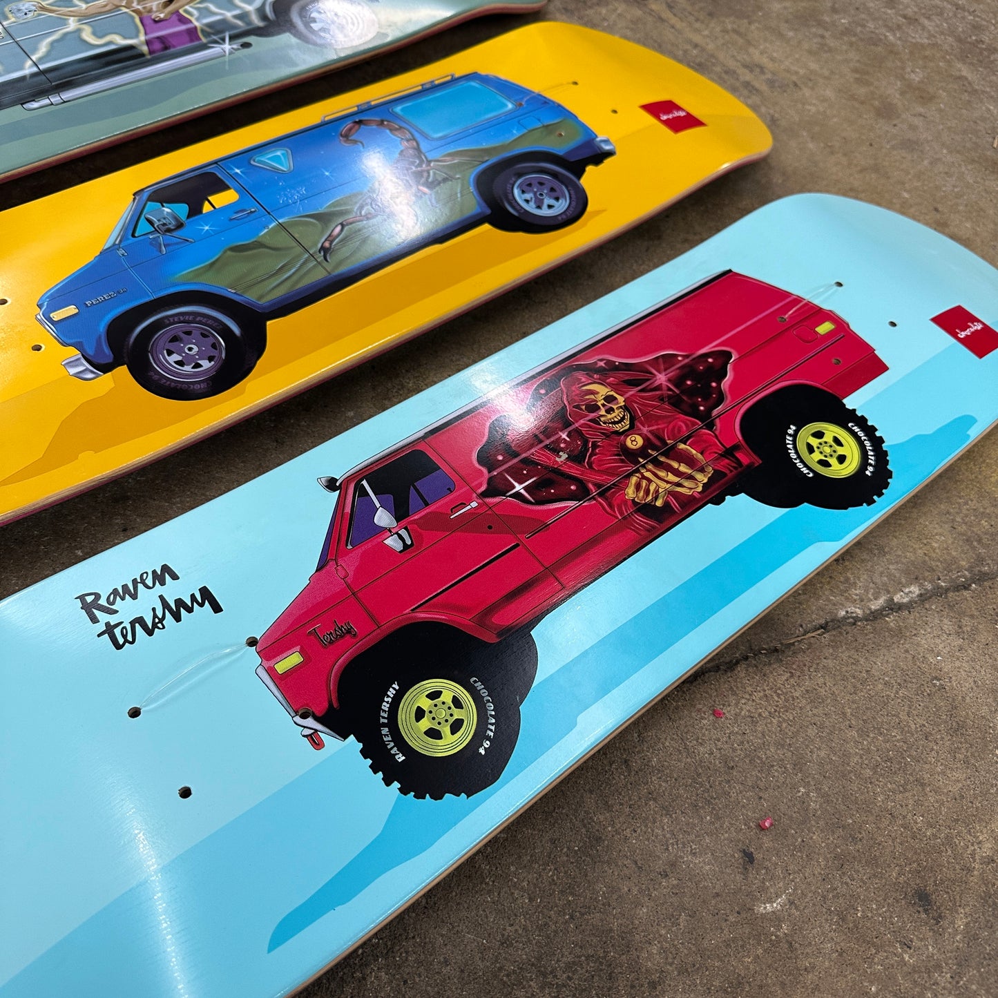 Chocolate City Vanners Skate Deck Series 3pc