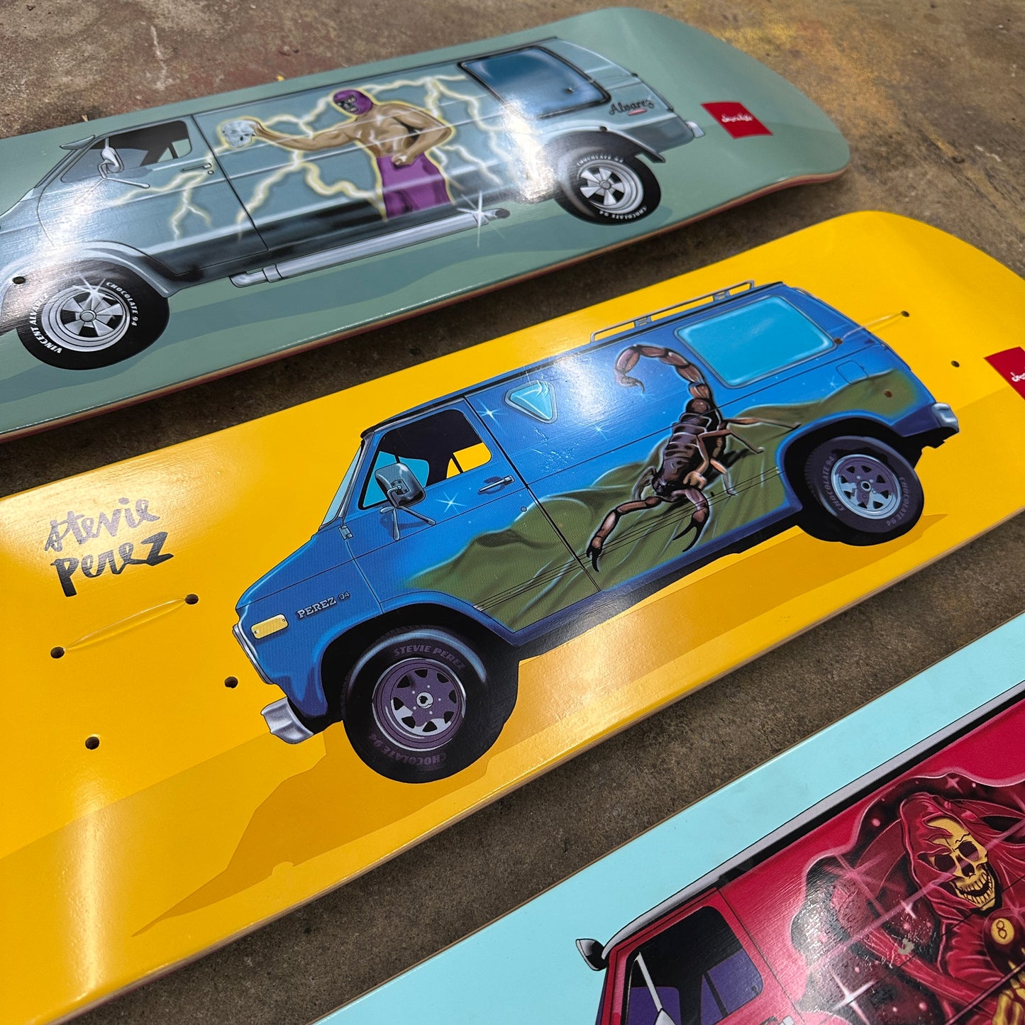 Chocolate City Vanners Skate Deck Series 3pc