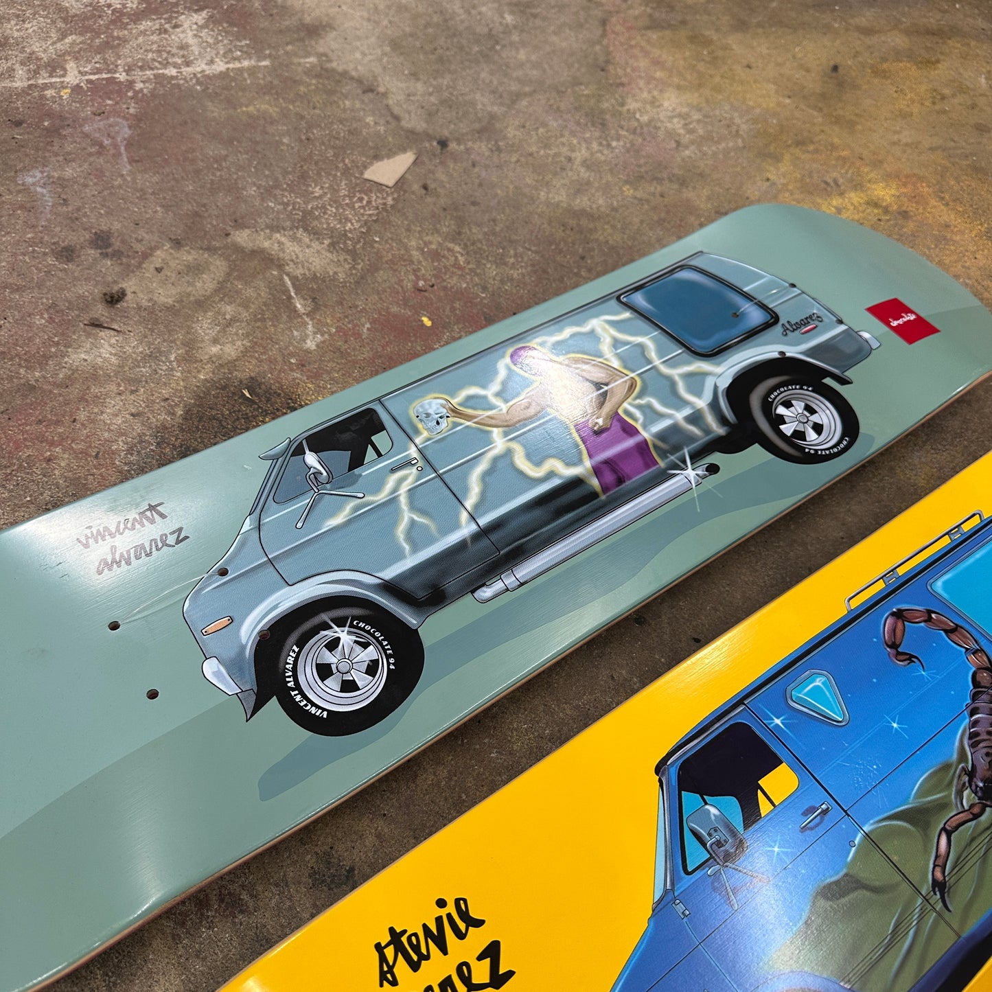 Chocolate City Vanners Skate Deck Series 3pc