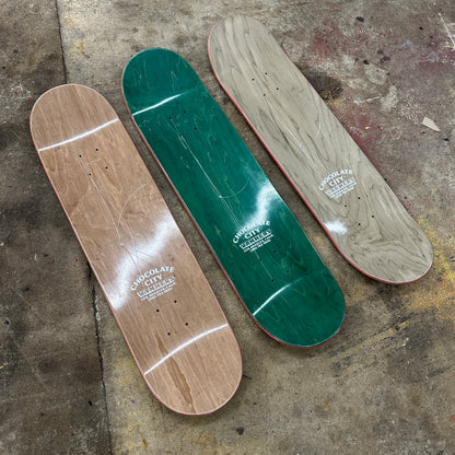 Chocolate City Vanners Skate Deck Series 3pc