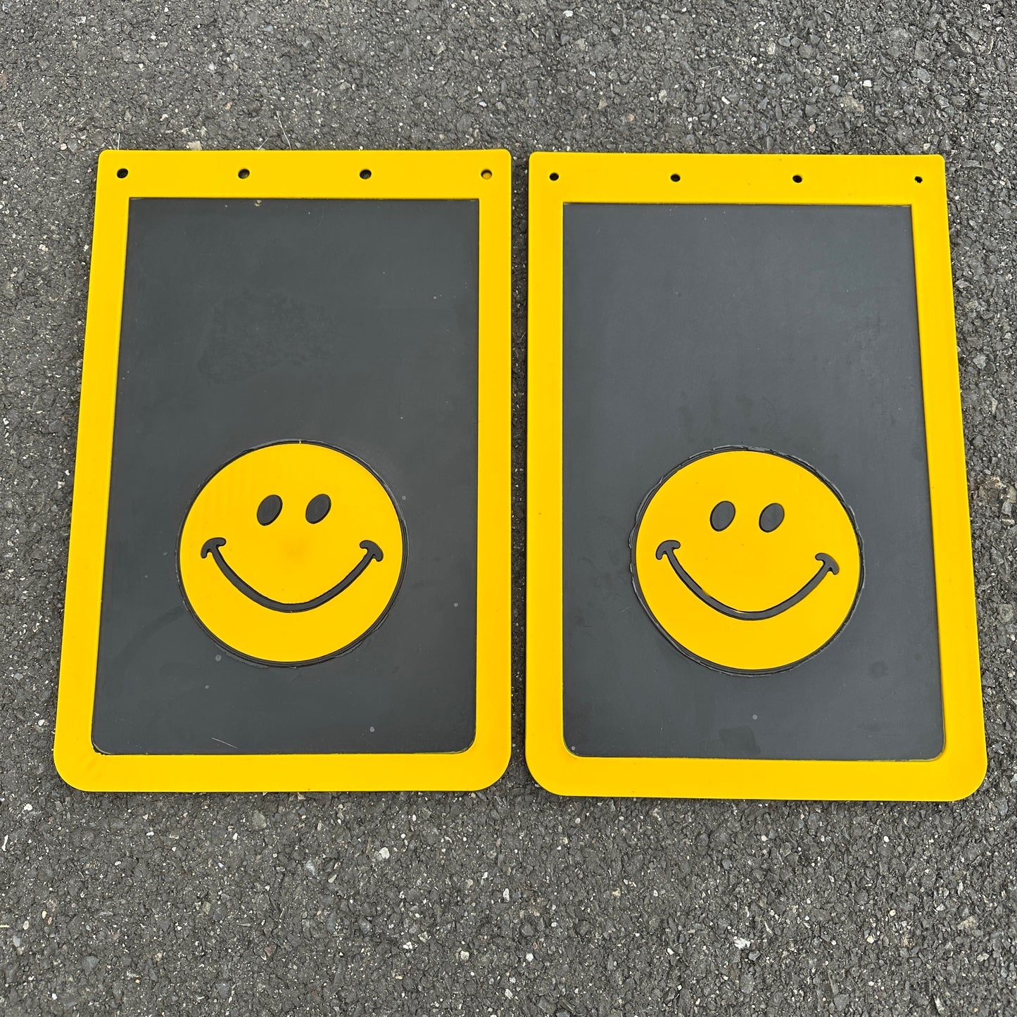 NOS Smiley Face Mudflaps- Plasticolor 18x12 - Multiple colors!