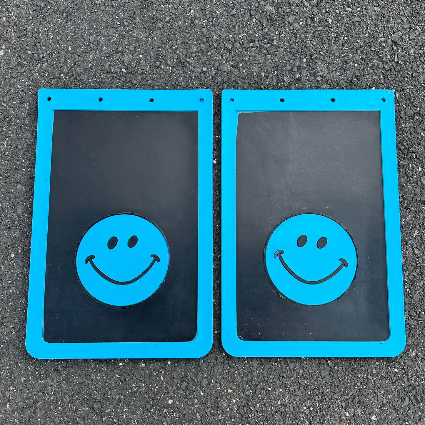 NOS Smiley Face Mudflaps- Plasticolor 18x12 - Multiple colors!