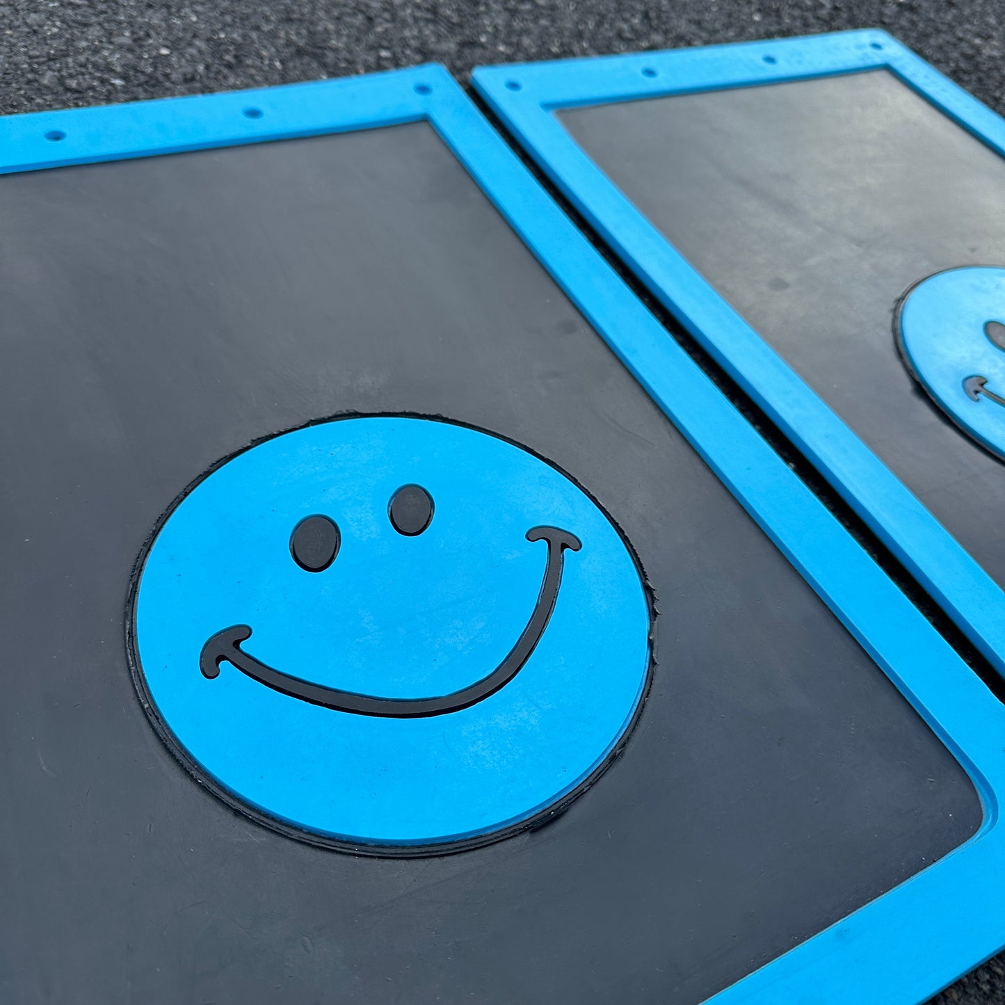 NOS Smiley Face Mudflaps- Plasticolor 18x12 - Multiple colors!