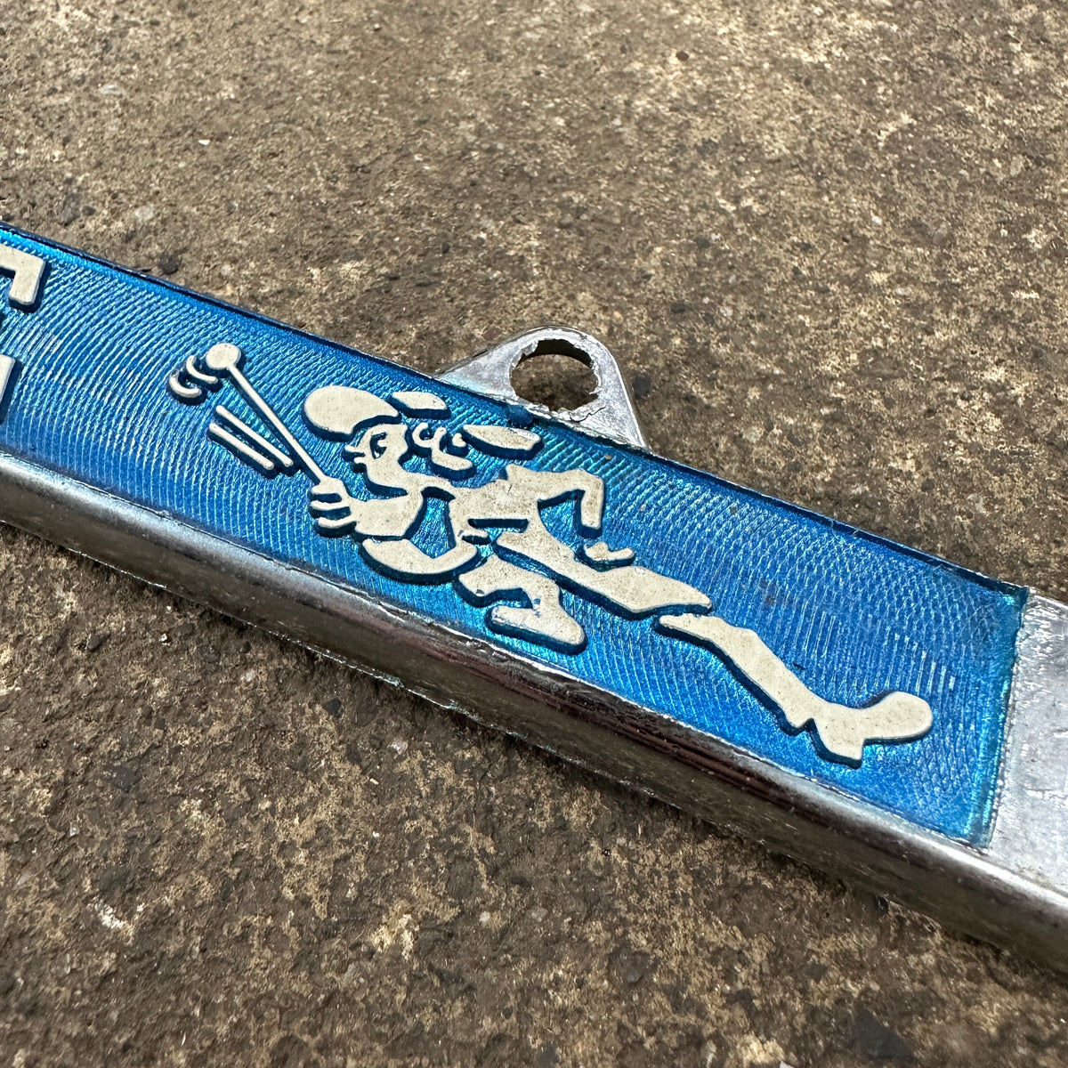 Vintage "Let's Boogie" License Plate Frame