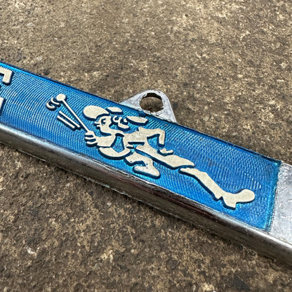 Vintage "Let's Boogie" License Plate Frame