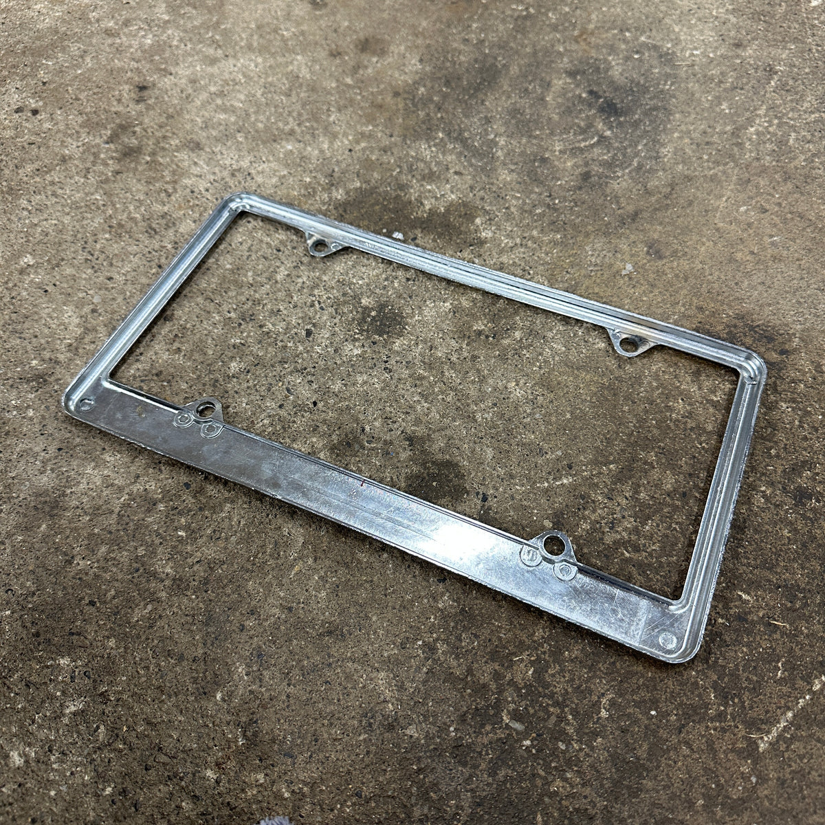 Vintage "Let's Boogie" License Plate Frame