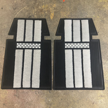 NOS Checker Floor Mats - Plasticolor