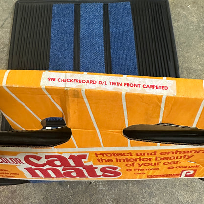 NOS Checker Floor Mats - Plasticolor