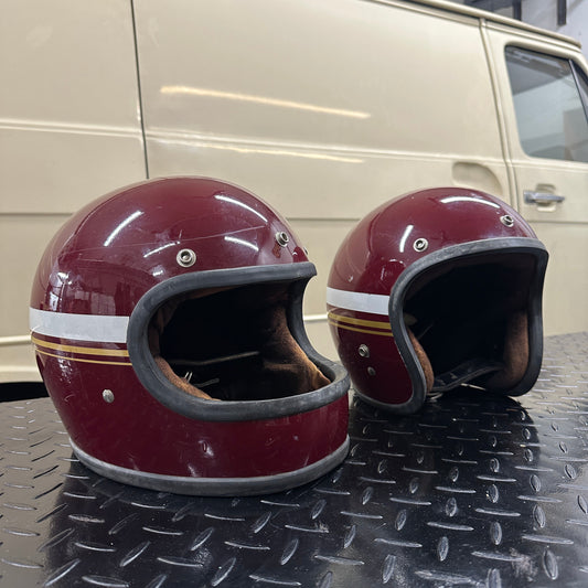 Vintage 1978 Saber His & Hers Helmets