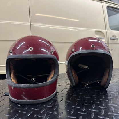Vintage 1978 Saber His & Hers Helmets