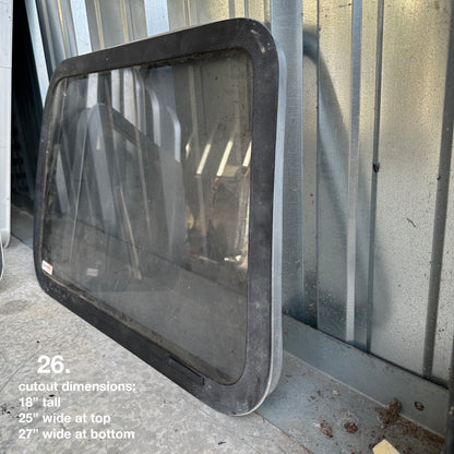 Aftermarket Polygon Van Windows - Various Sizes (Camper, Conversion, RV, Custom)