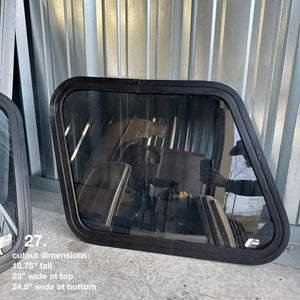 Aftermarket Polygon Van Windows - Various Sizes (Camper, Conversion, RV, Custom)