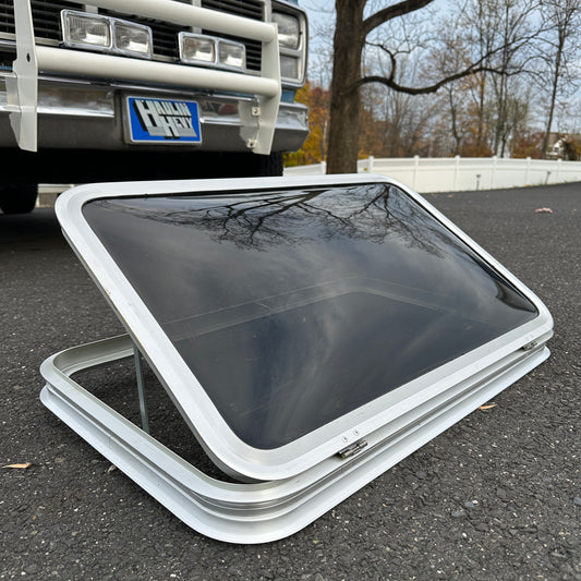 *Blem* NOS Large Bubble Crank-Up Sunroof - West Custom Windows