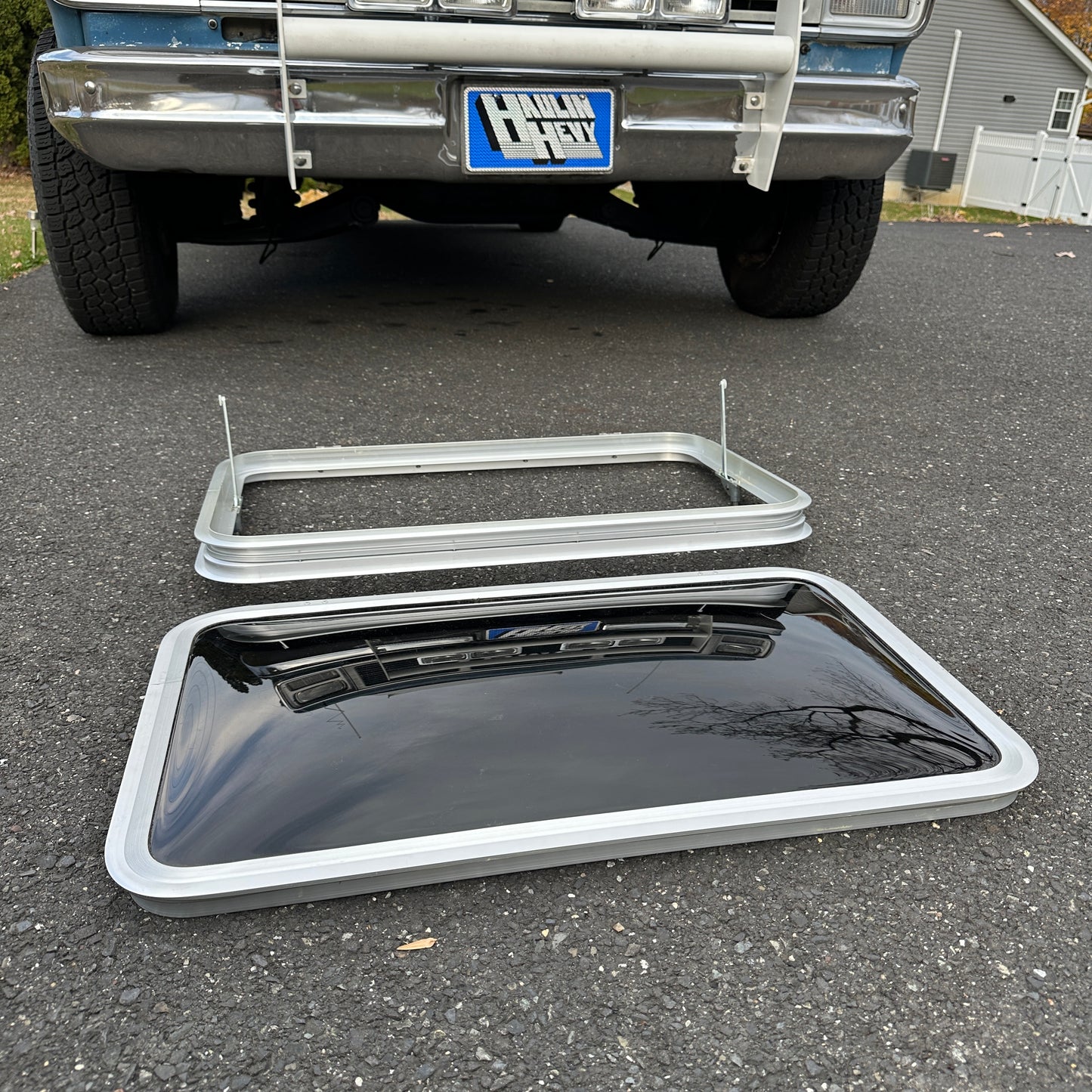 *Blem* NOS Large Bubble Crank-Up Sunroof - West Custom Windows