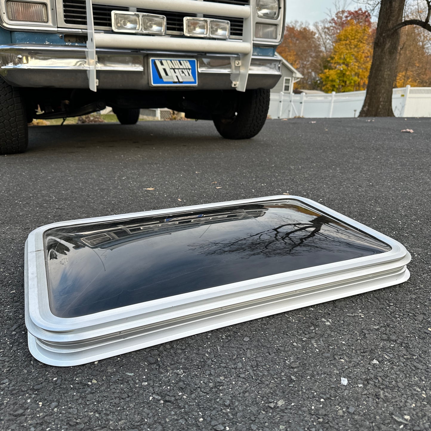 *Blem* NOS Large Bubble Crank-Up Sunroof - West Custom Windows
