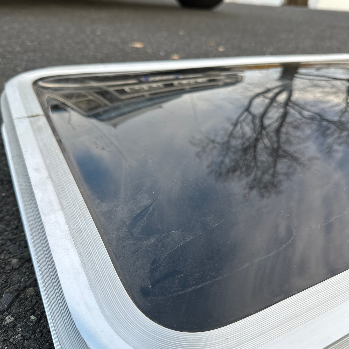 *Blem* NOS Large Bubble Crank-Up Sunroof - West Custom Windows