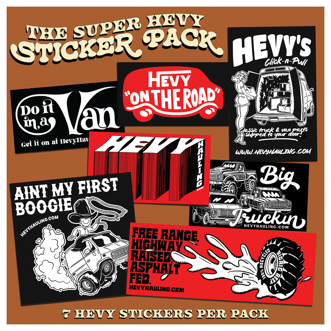 The Super Hevy Sticker Pack