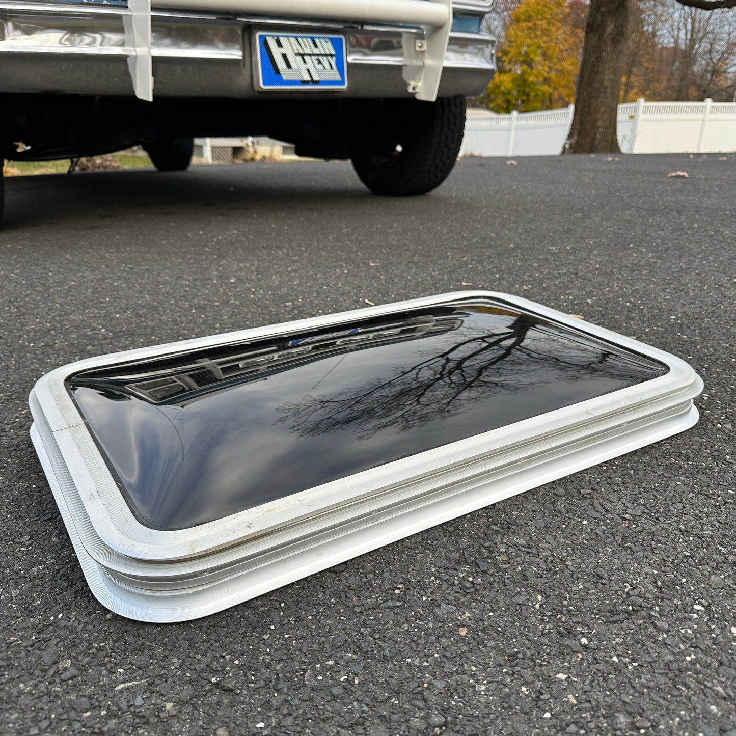 *Blem* NOS Small Bubble Crank-Up Sunroof - West Custom Windows