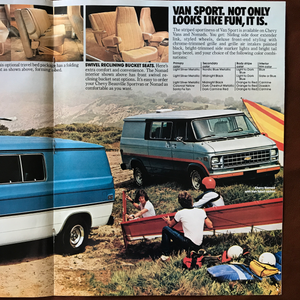 '81 Chevy SportVan - Original GM Dealership Brochure
