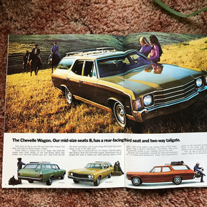 '72 Wagons - Original GM Dealership Brochure