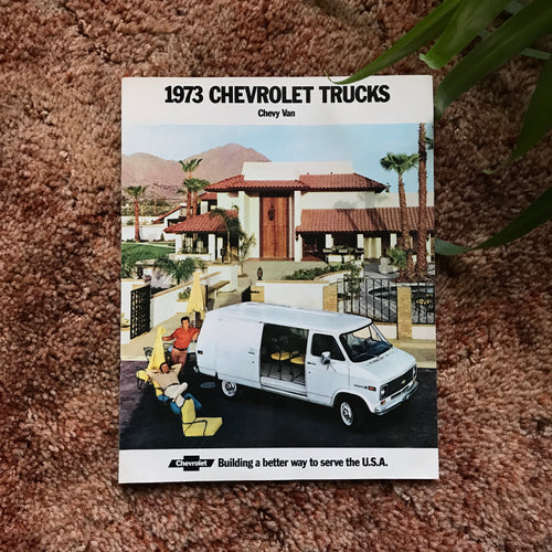 1973 Chevy Van - Original GM Dealership Brochure