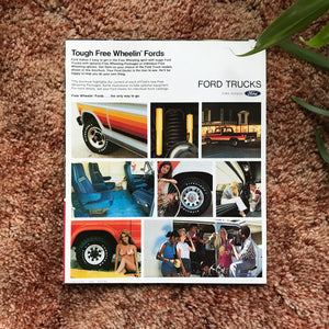 '79 Free Wheelin' Ford Trucks - Original Ford Dealership Brochure