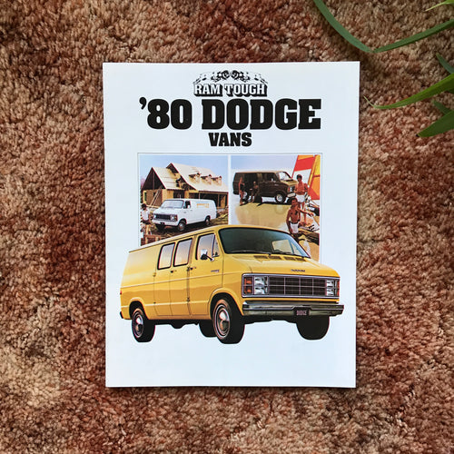 '80 Dodge Vans - Original Dodge Dealership Brochure