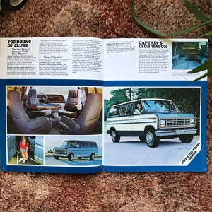 '81 Ford Club Wagons - Original Ford Dealership Brochure