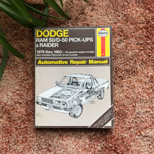 Load image into Gallery viewer, Haynes Repair Manual - Dodge D-50 Pickups 1979-1993
