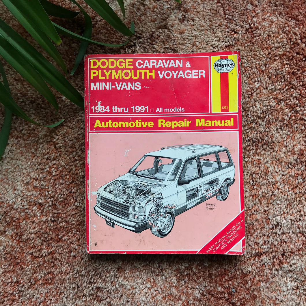 Haynes Repair Manual - Dodge & Plymouth Mini-Vans 1984-1991