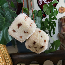 Load image into Gallery viewer, Custom Tufted Fuzzy Dice - Handmade By Hevy