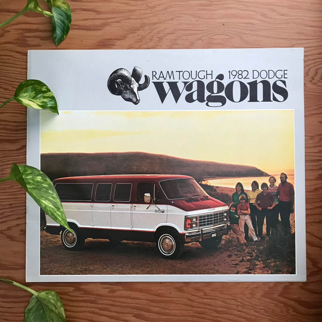 Ram Tough 1982 Dodge Wagons - Original Dodge Dealership Brochure