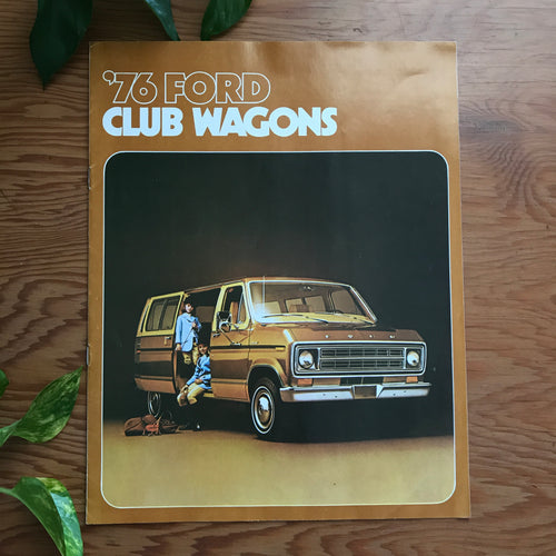 '76 Ford Club Wagons - Original Ford Dealership Brochure