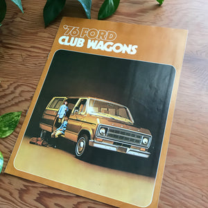 '76 Ford Club Wagons - Original Ford Dealership Brochure