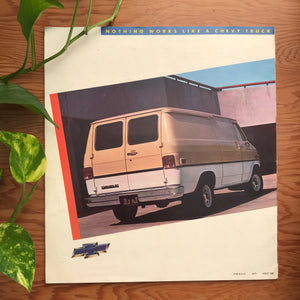 Chevy Van 1986 - Original GM Dealership Brochure
