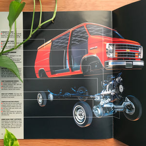 Chevy Van & Sportvan 1987 - Original GM Dealership Brochure