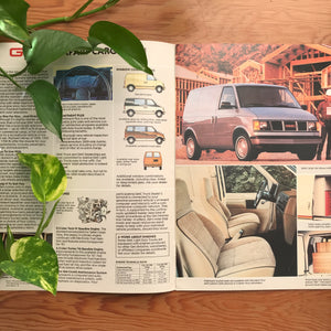 1988 GMC Cargo Vans - Original GM Dealership Brochure