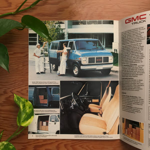 1988 GMC Cargo Vans - Original GM Dealership Brochure