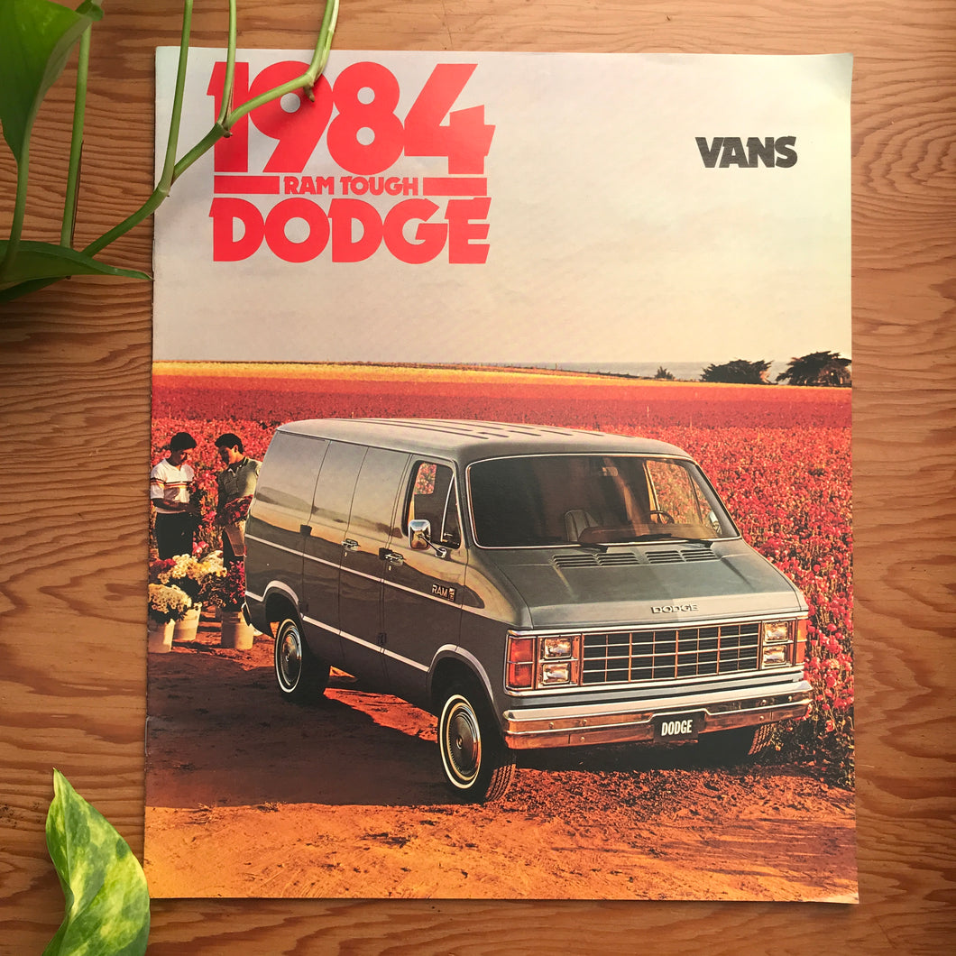 1984 Ram Tough Dodge Vans - Original Dodge Dealership Brochure