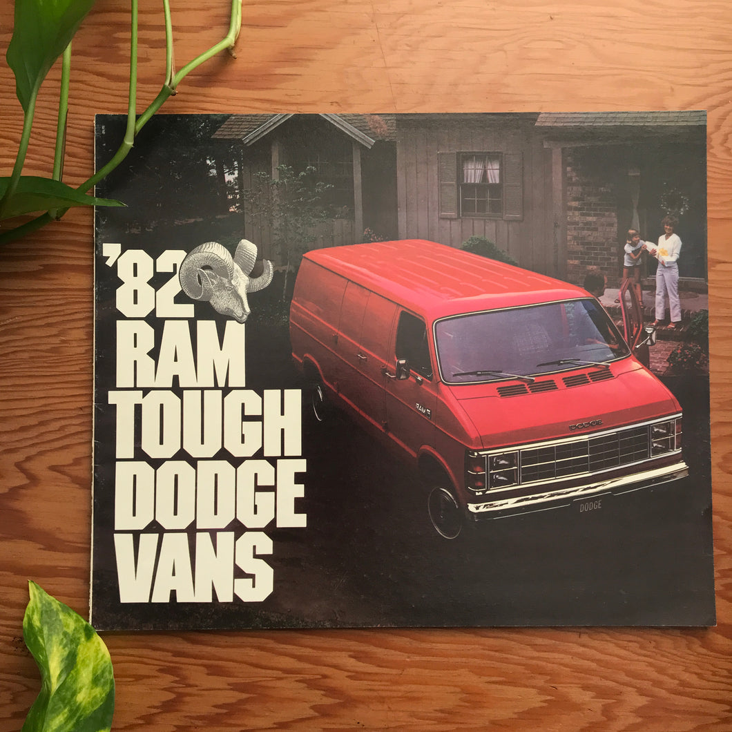 '82 Ram Tough Dodge Vans - Original Dodge Dealership Brochure
