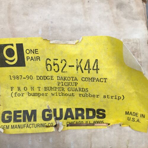 NOS Dodge Dakota Bumperettes - Gem Guards