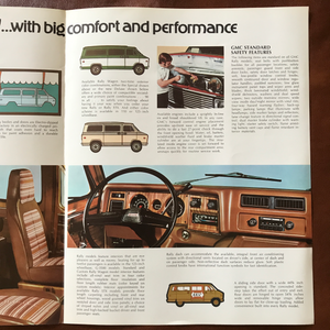 GMC Rally Wagon - Original 1974 GM Dealership Brochure