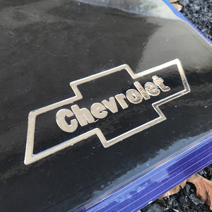 NOS Chevrolet Mud Flaps Small - Groboski 11x8 Quik-Clip