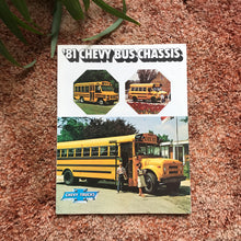 Load image into Gallery viewer, &#39;81 Chevy Bus Chassis - Original GM Dealership Brochure