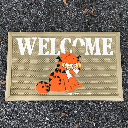 NOS Garfield Welcome Mat - Plasticolor 25x15