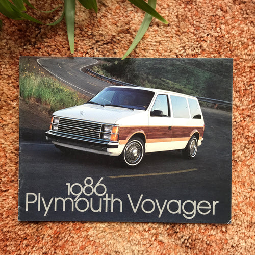 1986 Plymouth Voyager - Original Dodge Dealership Brochure