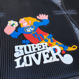 NOS Super Lover Floor Mats Large - Plasticolor 24x18